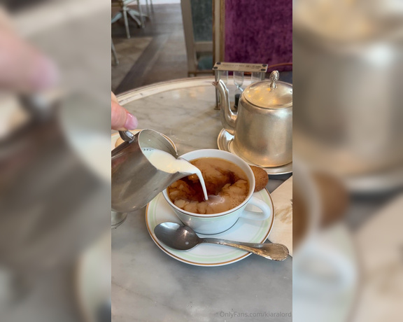 Kiara Lord aka kiaralord - 03-21-2024 OnlyFans Video - Afternoon tea