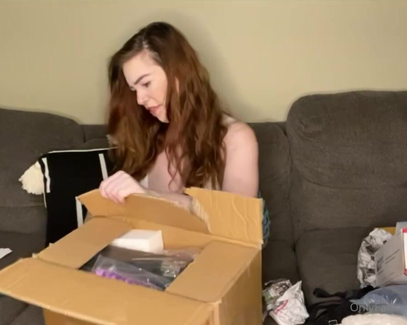 Nala Brooks aka nalabrooks - 01-13-2022 OnlyFans Video - Here is my first Package Reveal Video Thank you everyone for the gifts I have had