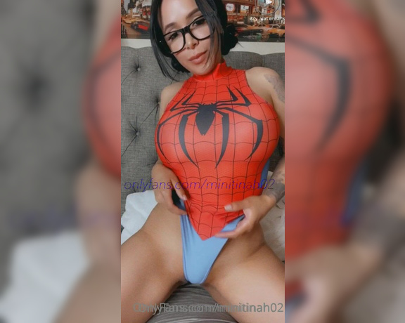 Minitinah aka minitinah02 - 03-05-2022 OnlyFans Video - spider girl loves playing