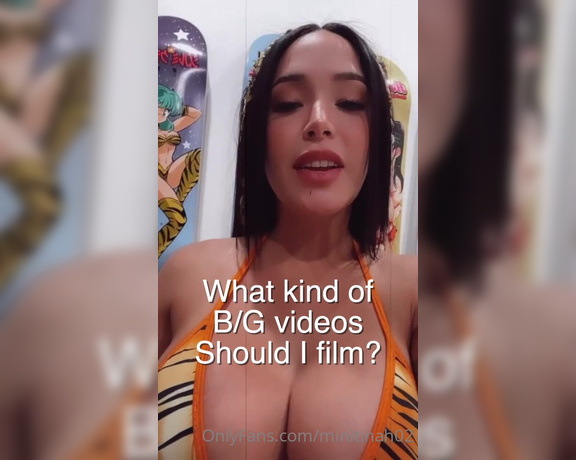 Minitinah aka minitinah02 - 03-14-2022 OnlyFans Video - leave me comments on what type of Boy Girl videos I should film im going to