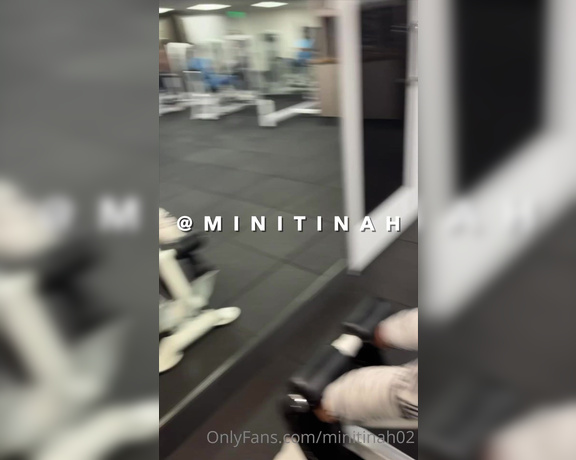 Minitinah aka minitinah02 - 01-10-2022 OnlyFans Video - do you wanna be my workout partner maybe I should do a naked workout