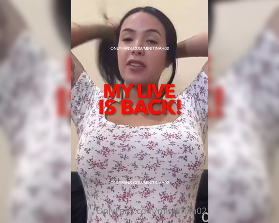 Minitinah aka minitinah02 - 01-31-2022 OnlyFans Video - LIVE TOMORROW AT 5PM BE THERE