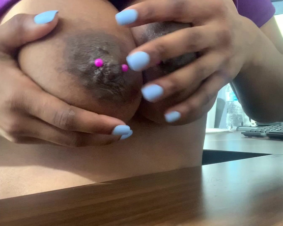 Tessa Tasty aka tessatasty - 01-21-2020 OnlyFans Video - Yummy Titty Fuck on my work desk