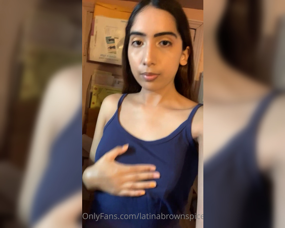 Brown & Sweet aka brownandsweet - 07-05-2021 OnlyFans Video - Am I cute enough to have you cum all over my face  Still stuck at