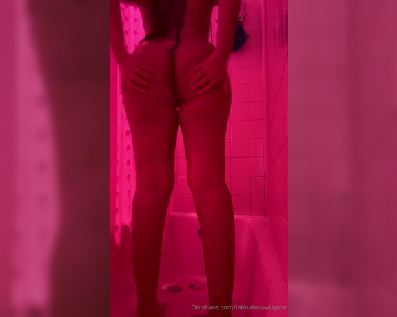 Brown & Sweet aka brownandsweet - 12-29-2023 OnlyFans Video - Would you join my brown Latina body in the shower