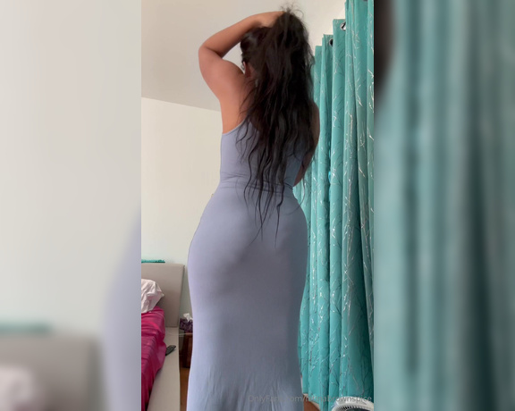 Brown & Sweet aka brownandsweet - 05-17-2024 OnlyFans Video - Stripping out of my tight blue dress for you