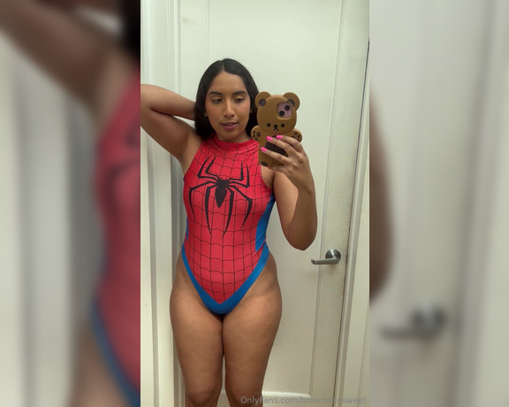 Brown & Sweet aka brownandsweet - 08-22-2024 OnlyFans Video - Shoot your webs on me