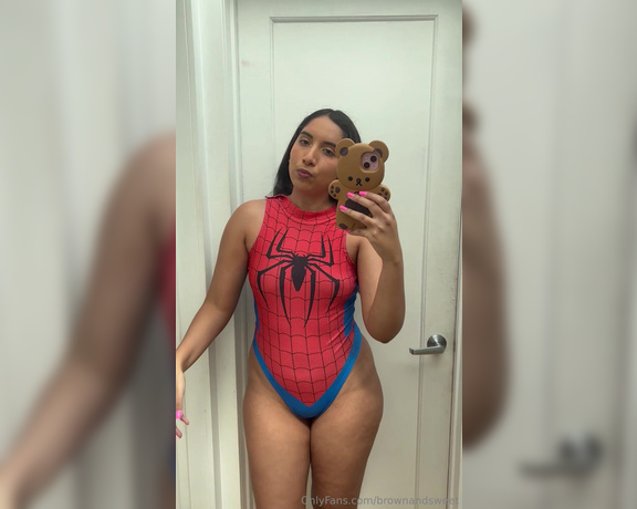 Brown & Sweet aka brownandsweet - 08-22-2024 OnlyFans Video - Shoot your webs on me