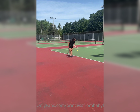 Princessfrombabylon aka princessfrombabylon - 05-26-2023 OnlyFans Video - Tennis anyone