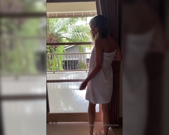 Hillary Lux aka hillarylux - 02-24-2020 OnlyFans Video - About to get real naughty on this balcony in Bali at the Villa, I wonder is