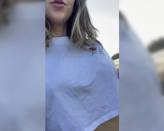 Hillary Lux aka hillarylux - 10-13-2019 OnlyFans Video - Walking Oliver at the park wanna see whats under my crop top hope no one saw