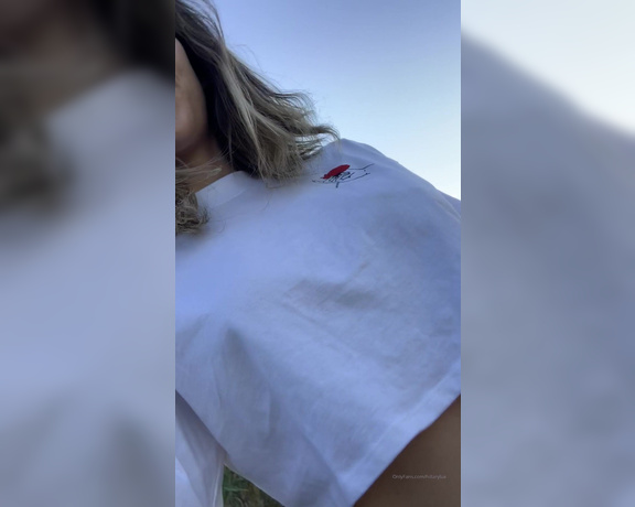 Hillary Lux aka hillarylux - 10-13-2019 OnlyFans Video - Walking Oliver at the park wanna see whats under my crop top hope no one saw