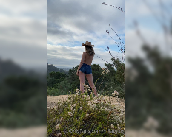 Hillary Lux aka hillarylux - 08-17-2020 OnlyFans Video - A sneak peak of a sexy topless shoot with my cowboy hat  pictures are coming