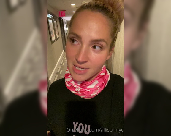 AllisonNYC aka allisonnyc - 11-20-2020 OnlyFans Video - Im going to post a suggested workout every single day If you have any questions or