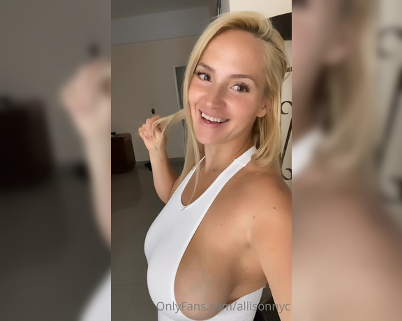 AllisonNYC aka allisonnyc - 10-17-2020 OnlyFans Video - Whats your favorite morning pick me up I hope you have an amazing day and your