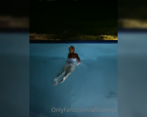 AllisonNYC aka allisonnyc - 11-09-2020 OnlyFans Video - One last video from PR This pool was incredible