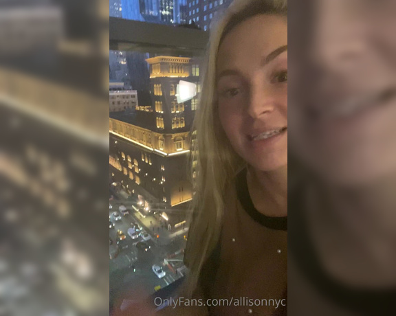 AllisonNYC aka allisonnyc - 11-17-2020 OnlyFans Video - Do you look into peoples windows when theyre open I do  I cant help it