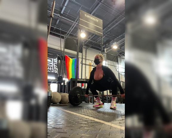 AllisonNYC aka allisonnyc - 02-03-2021 OnlyFans Video - I did 8 sets of high pull  snatch  overhead squat at 50_60 to let