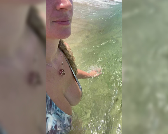 AllisonNYC aka allisonnyc - 09-09-2020 OnlyFans Video - My daily stop at the beach trying to cool myself off from this constant heat