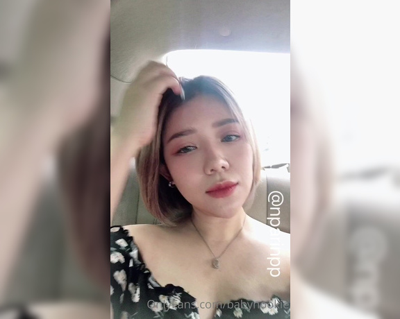 Babynookie aka babynookie - 05-21-2022 OnlyFans Video - First time in taxi