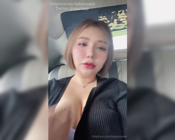 Babynookie aka babynookie - 09-07-2023 OnlyFans Video - ไมมอะไรตนเตนไปมากกวาเปดนมบนแทกซอกแลวคะ ตนเตนจนเงยน มอยจรง