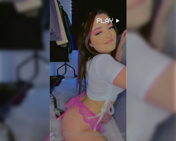 Caseyroseexo aka caseyjayxxx - 01-18-2021 OnlyFans Video - Just a teaser of whats to come for tonights video and photos