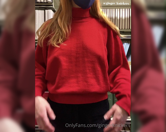 Ginger_knickers aka gingerknickers - 10-21-2020 OnlyFans Video - Sorry, couldnt get the bush out for this one