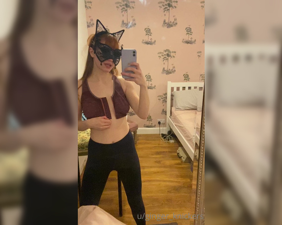 Ginger_knickers aka gingerknickers - 12-30-2020 OnlyFans Video - Not taking myself too seriously, so please dont either  tried without the mask but was