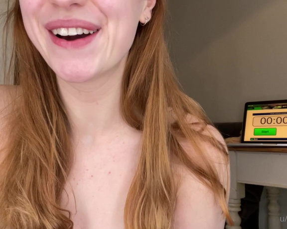 Ginger_knickers aka gingerknickers - 03-03-2021 OnlyFans Video - Just for fun _ 5min squat challenge