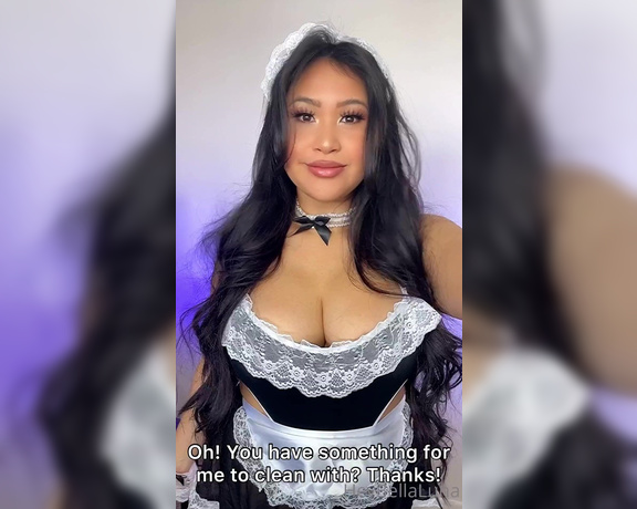 Bella Luna aka bellalunavip - 02-22-2021 OnlyFans Video - MAID MONDAY  Dont forget to check your DMs for todays bundle to get all