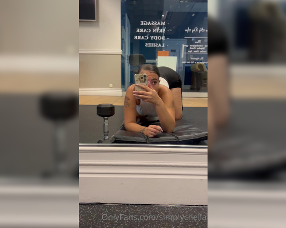 Kellogg Rochella aka simplychella - 07-18-2023 OnlyFans Video - Gym  Flow