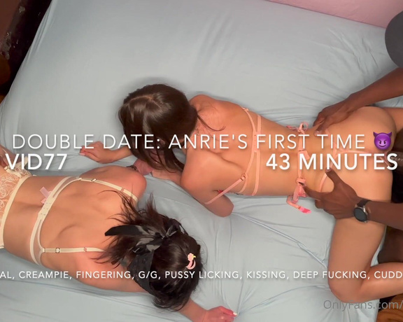 Mouchette aka littlemouchette - 08-10-2024 OnlyFans Video - Double Date Anries First Time  PRIVATE VID 77  Introducing my super hot friend anrie