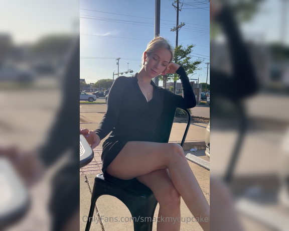 Smack My Cupcake aka smackmycupcake - 04-16-2023 OnlyFans Video - Is it weird that I get turned on from flashing in public