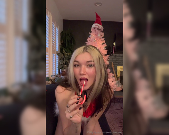 Madi Ruve aka madiruvee - 12-20-2023 OnlyFans Video - candycane dildo pussy solo is doneee  literally my favorite vid ever  check your inbox