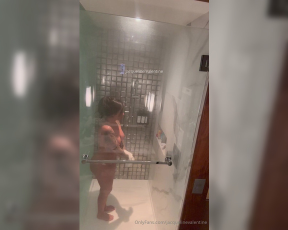 Jacqueline Valentine aka jacquelinevalentine - 03-13-2024 OnlyFans Video - POV youre watching your girl friend in the shower