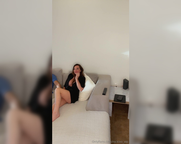 Nickixo Vip aka nickixo_vip - 02-29-2024 OnlyFans Video - So Tuesday night my son and his friend watched a movie with me to keep me