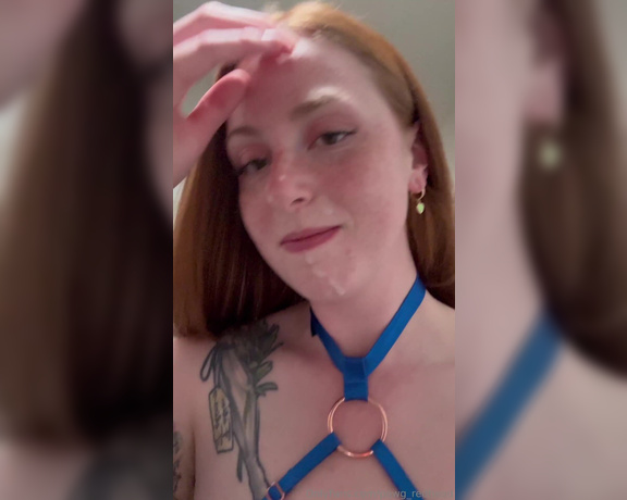 Allison Bloom aka pawg_redhead - 09-07-2024 OnlyFans Video - Good girls do a cum walk after getting their face plastered