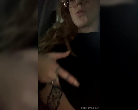 Babz0nther0x aka babz0nther0x - 11-05-2023 OnlyFans Video - Car tiddys