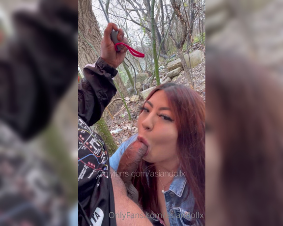 Asiandollx aka asiandollx - 01-08-2022 OnlyFans Video - We went for a walk  then it started raining