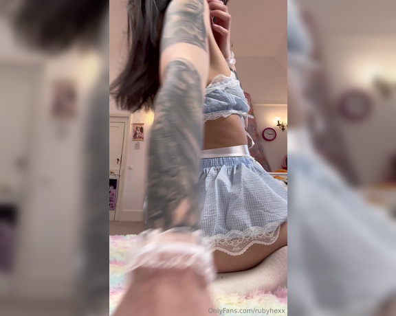 Ruby Hexx aka rubyhexx - 03-08-2024 OnlyFans Video - Would you like to see me take this off