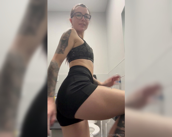 Ruby Hexx aka rubyhexx - 10-18-2024 OnlyFans Video - Do I need to work on the booty gains