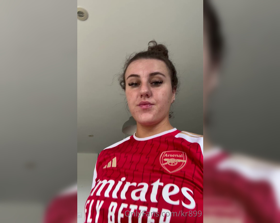 Katy Robertson aka kr899 - 08-28-2023 OnlyFans Video - Horny arsenal girl If arsenal win this week Im doing it up the arsenal  Tip