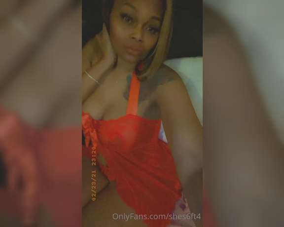 Shes6ft4 aka shes6ft4 - 02-27-2021 OnlyFans Video - Hey boo_ie4x