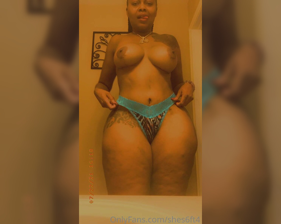 Shes6ft4 aka shes6ft4 - 07-23-2021 OnlyFans Video - Good morning baby