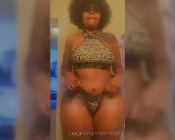 Shes6ft4 aka shes6ft4 - 08-14-2021 OnlyFans Video - Can I dance for you whats my stripper name_dq61