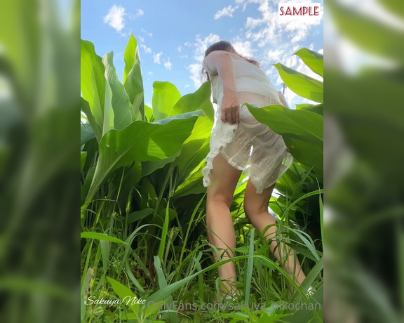 Sakuya Niko aka sakuya_nikochan - 07-21-2022 OnlyFans Video - Sample video 203 outdoor masturbation In a row of private houses I tried to commit adultery