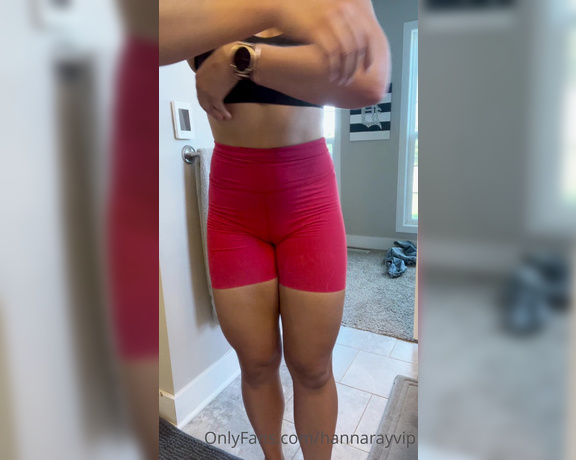 Hanna Ray aka hannarayvip - 08-26-2022 OnlyFans Video - The best part of running, is stripping your sweaty clothes off when youre done