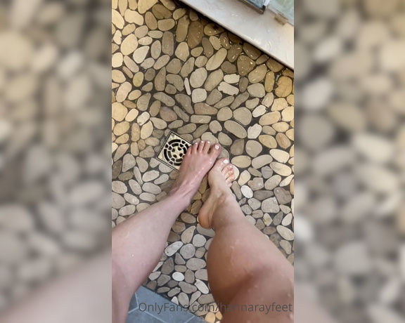 Hanna Ray aka hannarayvip - 11-29-2021 OnlyFans Video - Wet feet in the shower