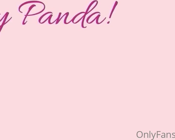 Gassy Panda aka gassypanda - 08-14-2021 OnlyFans Video - Enjoy my panda Cubs