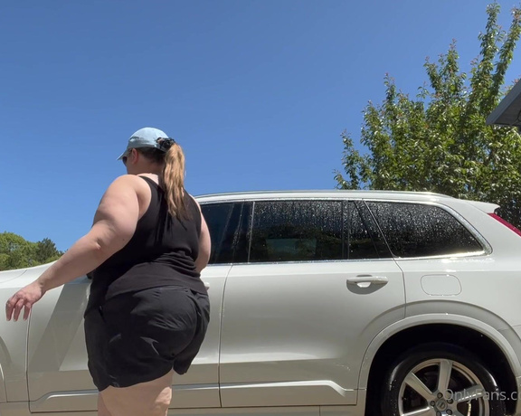 BBW Chloe aka bbwchloe - 05-30-2022 OnlyFans Video - I thought washing my car would be a good idea until I realized I actually had